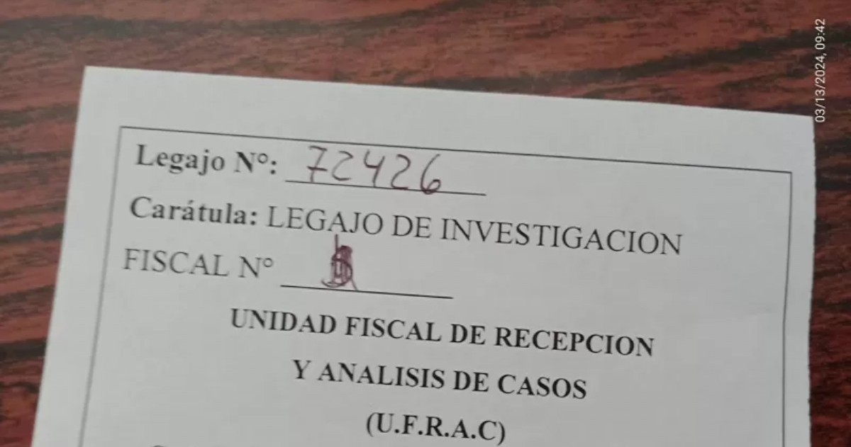 Expediente abierto en UFRAC de la capital correntina para investigar el accionar de la Fiscalía y la Policía provincial.