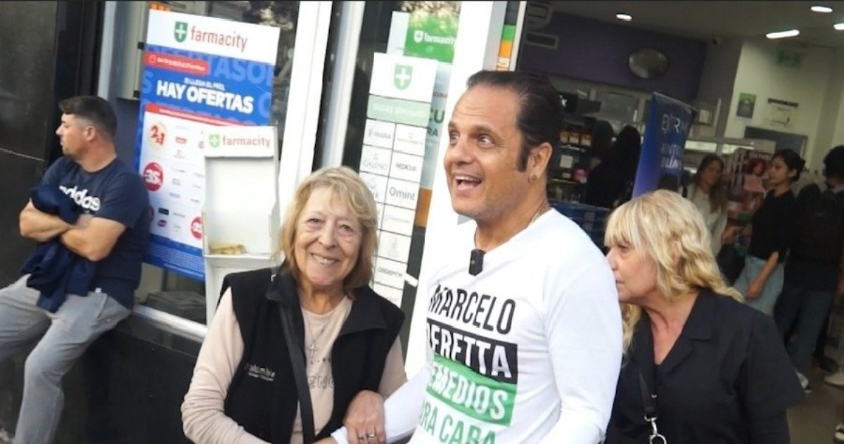 El candidato a legislador porteño, el farmacéutico Marcelo Peretta.