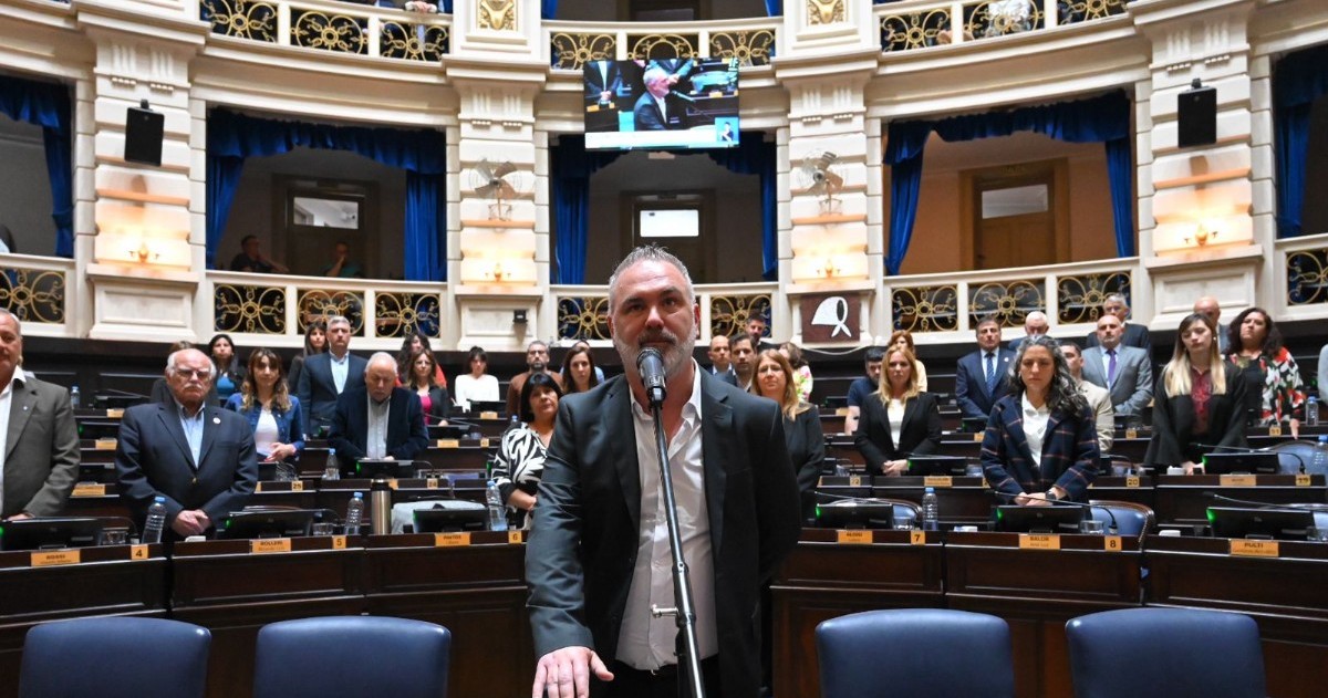El diputado bonaerense de La Libertad Avanza (LLA), Sebastián Pascual.