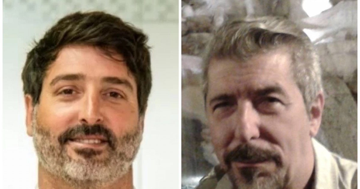 El ministro porteño Ignacio Miguel Baistrocchi y el empresario Fernando Mario Miscione.