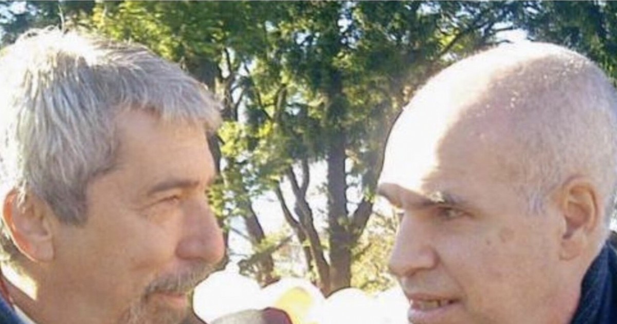 Fernando Mario Miscione , el "Rey de los Lagos", junto al ex alcalde porteño Horacio Rodríguez Larreta.