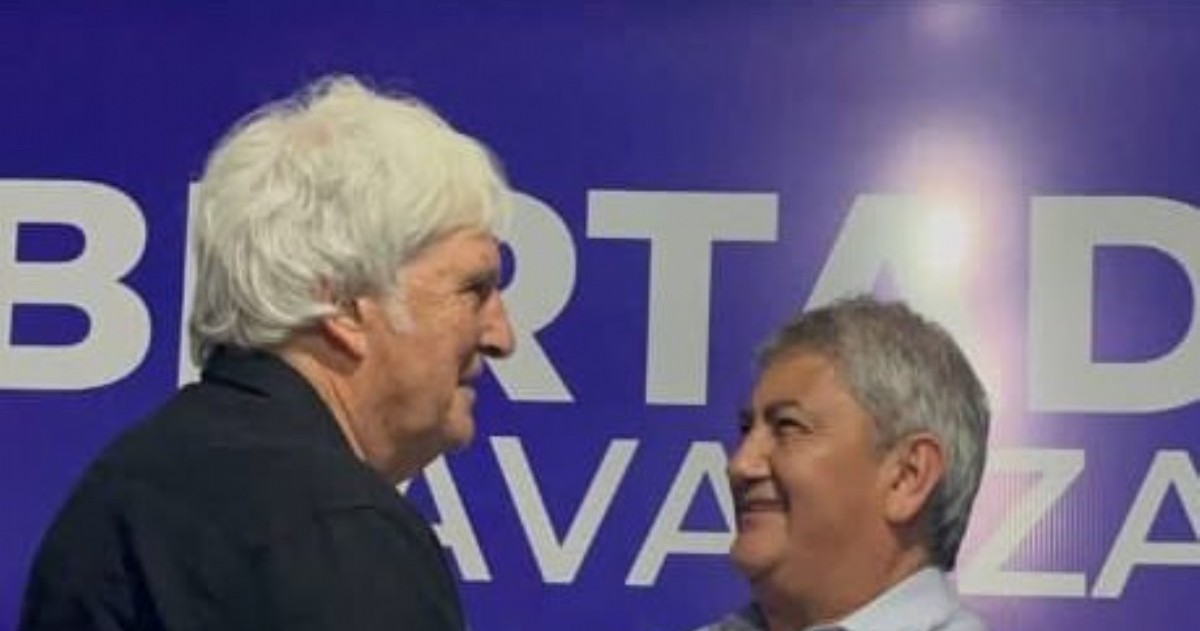 Alberto "Paton" Molina junto al Nene Vera.