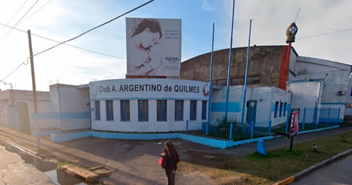 Murió a tiros en el Club Argentino de Quilmes.