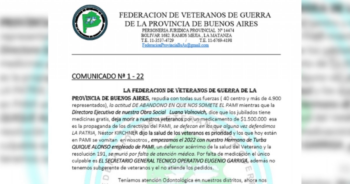 Lanzaron un contundente comunicado contra la directora, Luana Volnovich.
