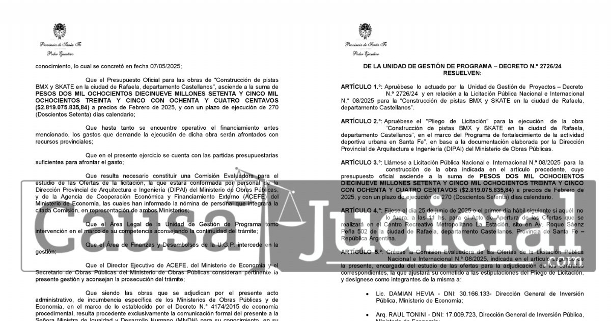 Expediente. (Foto: Causa Judicial)