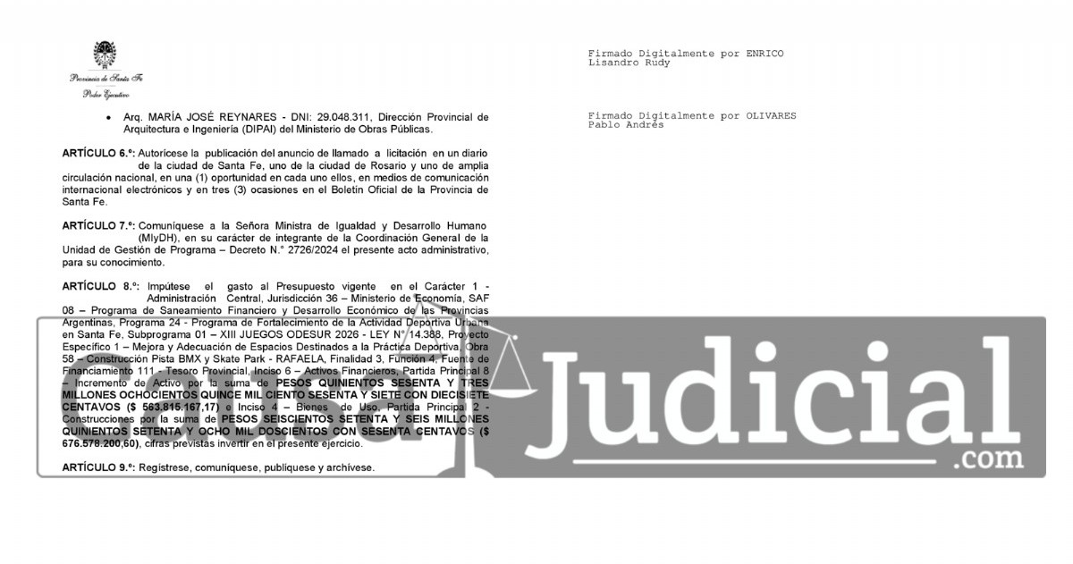Pruebas. (Foto: Causa Judicial)