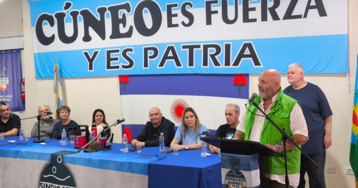 Santiago Cúneo destacó su compromiso con los trabajadores argentinos.