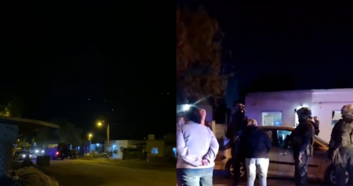 El barrio 30 de Mayo amaneció con fuerte presencia policial tras la madrugada violenta.