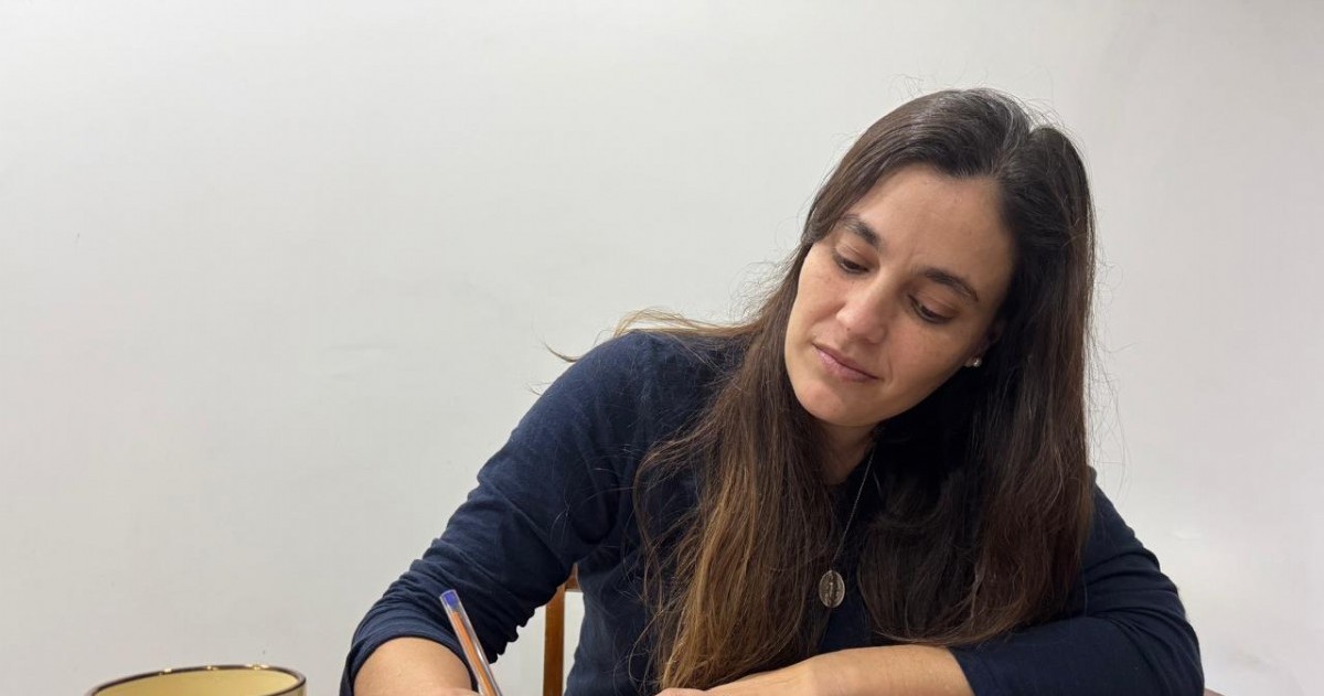 La candidata a diputada bonaerense en la Octava Sección Electoral desde Potenciar, Rosario Castagnet.