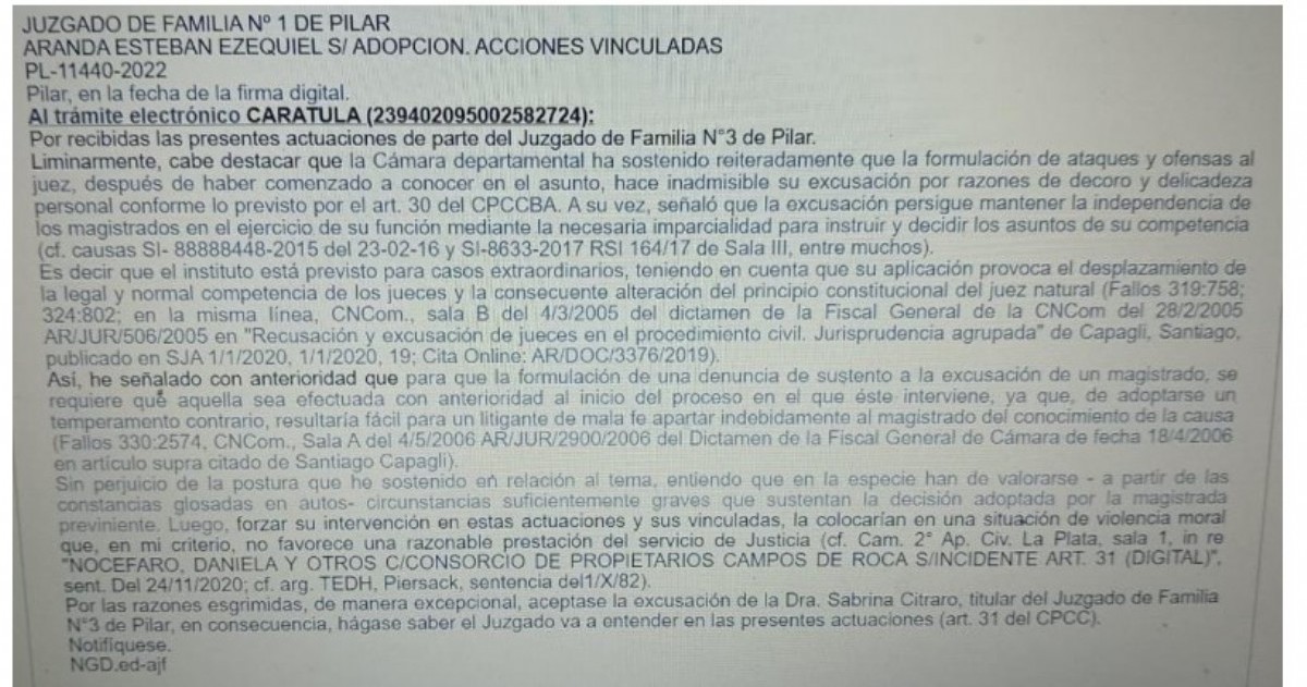Las denuncias fueron elevadas al Consejo de la Magistratura y a la Secretaría de Enjuiciamiento.
