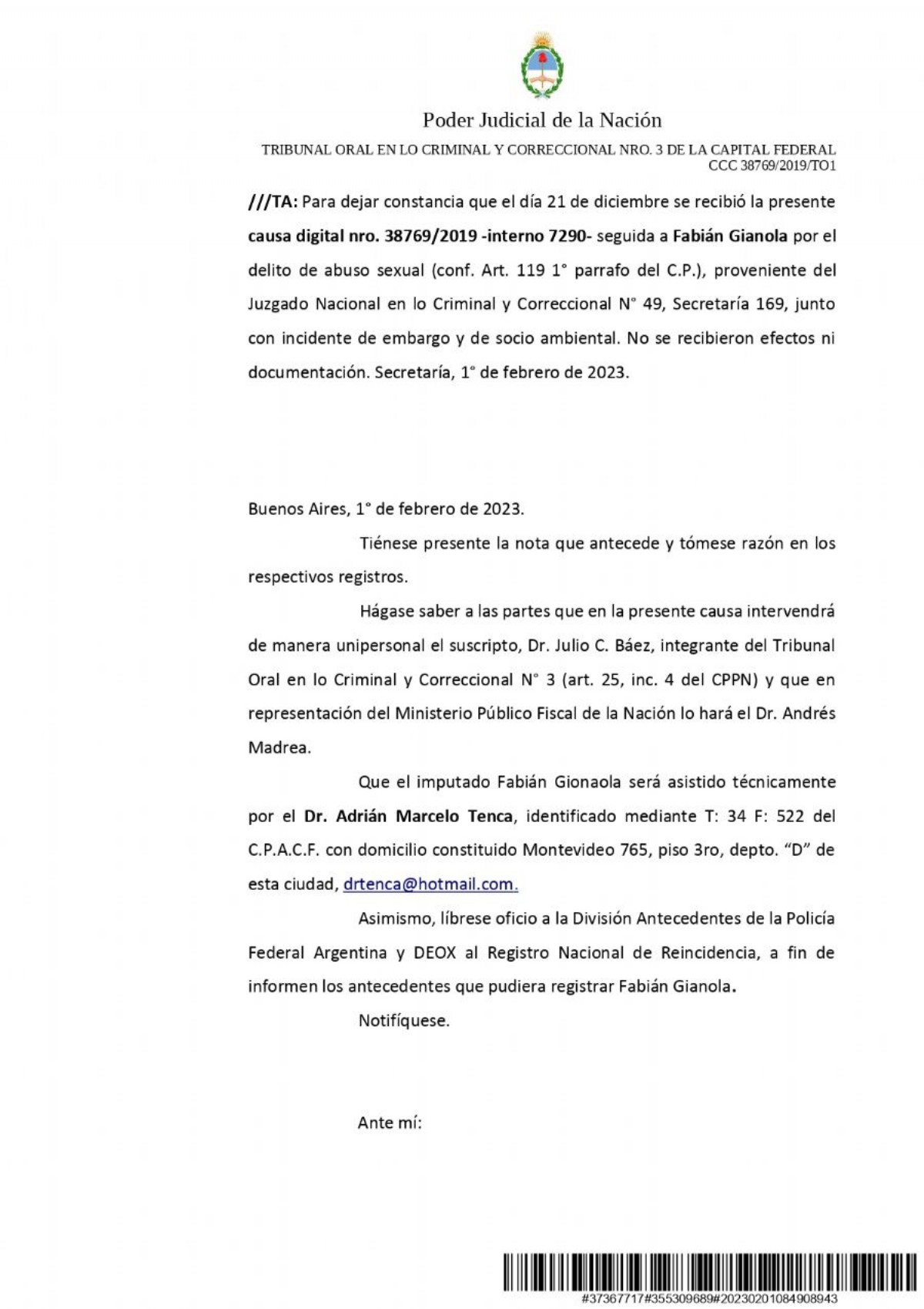 Viviana Aguirre contó que “sufrí en tres oportunidades tocamientos y decenas de agresiones verbales".