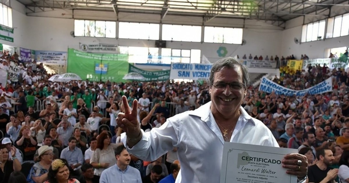 Walter Leonardi, secretario general federación "histórica" de municipales.