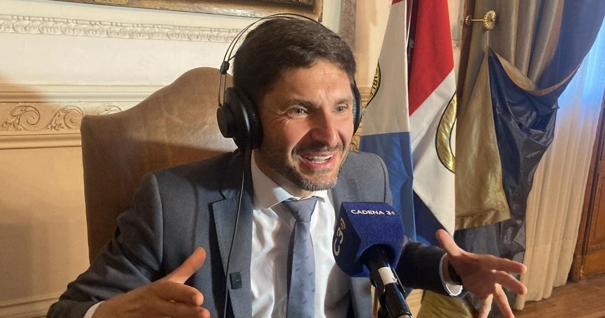 El gobernador de la provincia de Santa Fe, Maximiliano Pullaro.