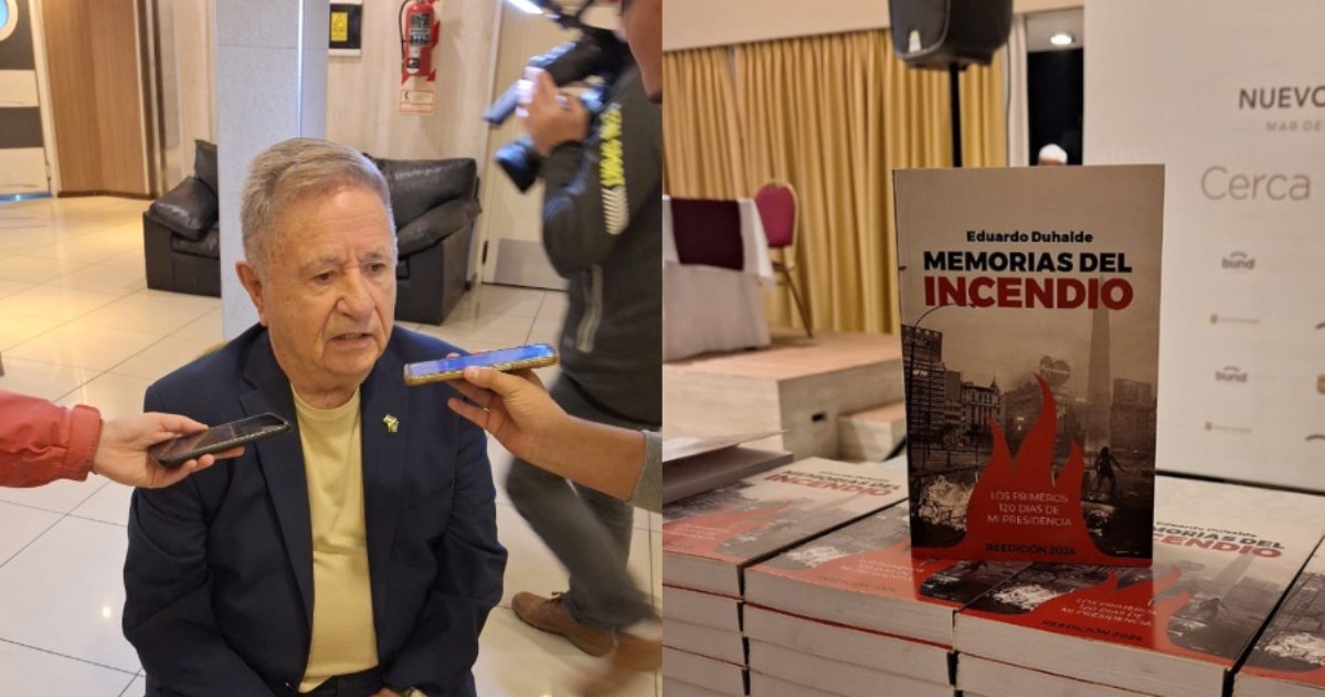 Durante su exposición, Duhalde remarcó la importancia de los acuerdos políticos para lograr transparencia