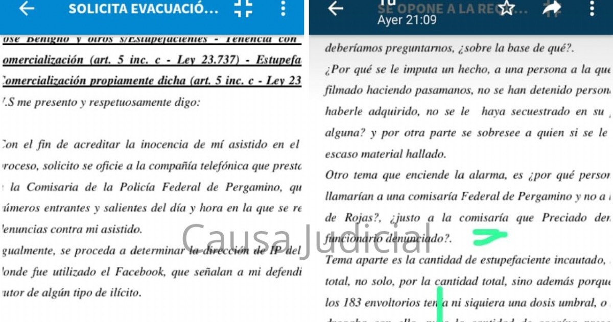 El abogado defensor presentó un escrito ante el juez para oponerse a la requisitoria de elevación a juicio y pidió el sobreseimiento del detenido. (Foto: Causa Judicial)