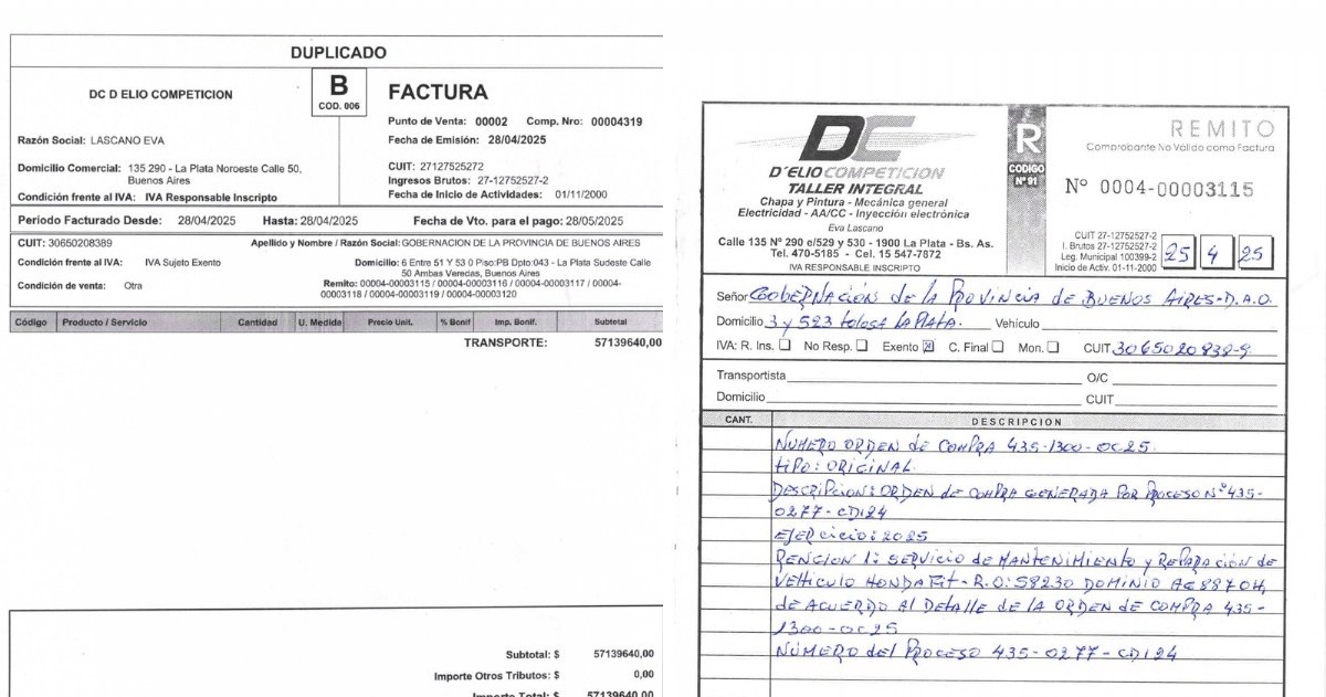 Expedientes de pruebas sobre el caso.