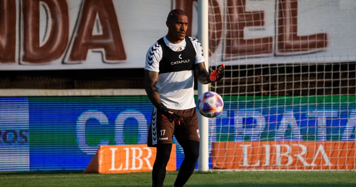 Ignacio Jesús Arce, arquero del primer equipo del Club Atlético Platense.