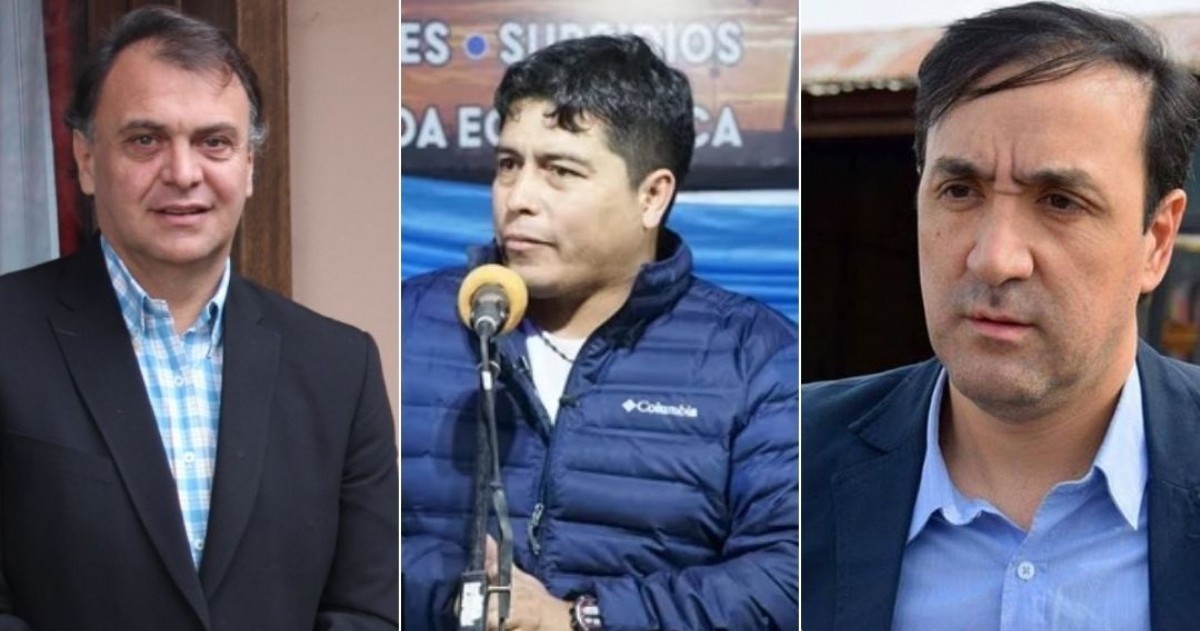 Héctor Javier Belloni, Claudio Vidal y Pablo Grasso.