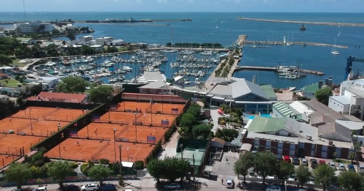 El Club Náutico Mar del Plata.