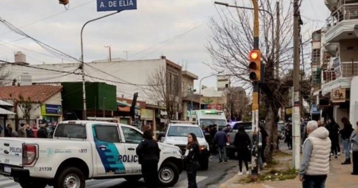 La secuencia comenzó en la calle Caseros al 300, en esa localidad del partido de La Matanza.