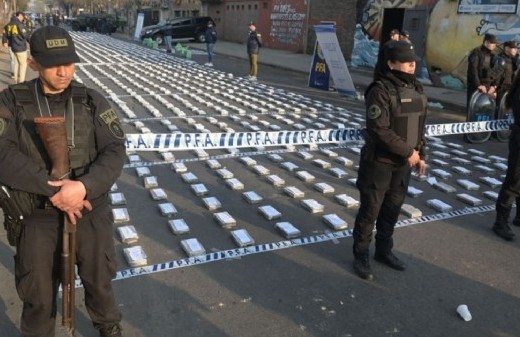 Secuestraron más de 1.600 kilos de cocaína que iban a ser traficados a Dubái