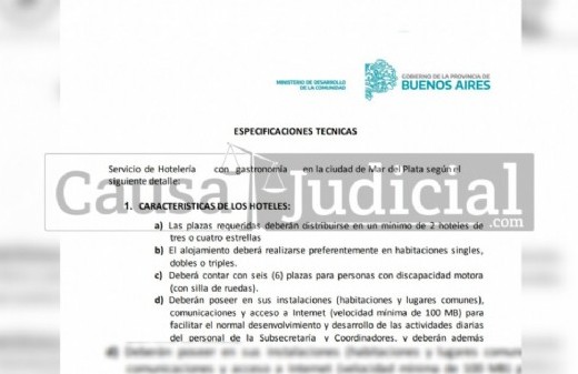 Provincia de Buenos Aires invertirá en hotelería de lujo y catering para su personal en el marco de los Juegos