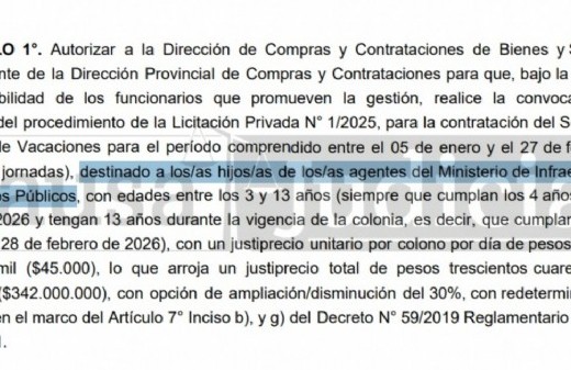 En Buenos Aires, Axel Kicillof habilita colonias integrales para familias de funcionarios mientras crece el déficit