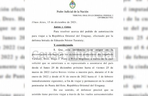 Empresario imputado y vinculado con el kirchnerismo fue autorizado a vacacionar en Punta del Este