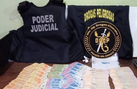 Desbaratan kiosco narco y secuestran importante suma de dinero en la ciudad chaqueña de Charata