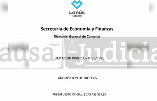 El distrito de Lanús reforzó su política deportiva con una compra masiva de trofeos para menores