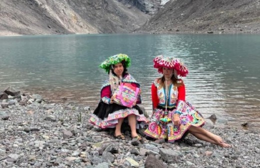 Impactante producción de Neni Gibelli y Danna Pauccar Santos en los Andes peruanos