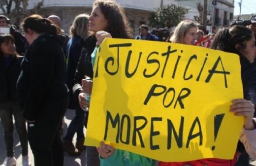 La autopsia reveló que Morena falleció por un "fuerte golpe abdominal" que le produjo una hemorragia
