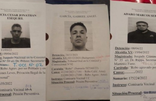 Se escaparon cuatro presos en Chacarita