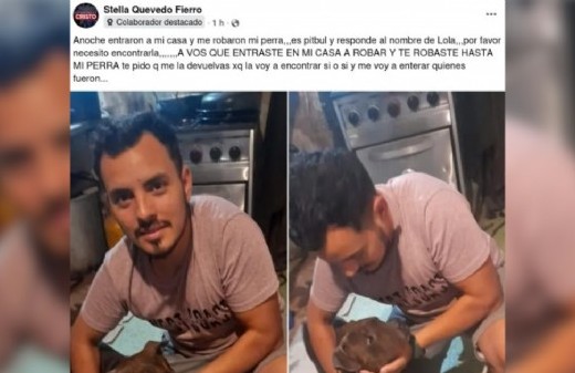 Mercedes: irrumpieron en la vivienda de una ex candidata libertaria y le robaron pertenencias y un animal