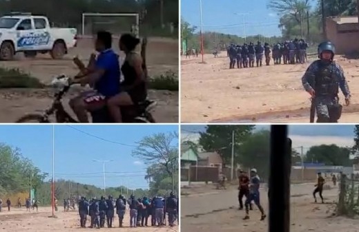 Incidentes en Chaco tras la desaparición de un joven de la comunidad wichí: hay 21 detenidos y 12 policías heridos