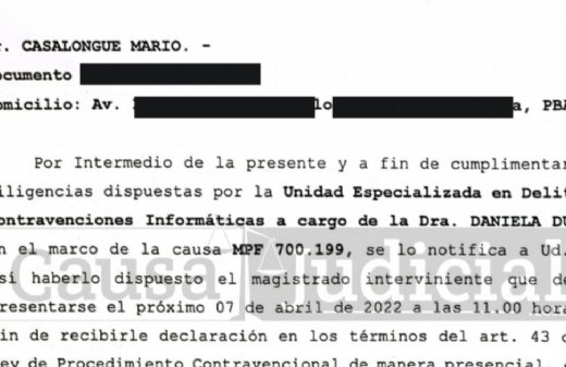 Casalongue desconoció la demanda por difamación y hostigamiento de la pareja de De Narváez